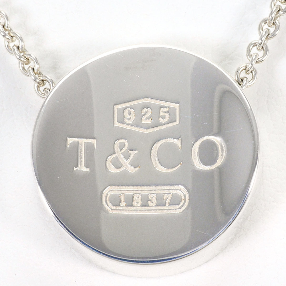 Tiffany & Co. Concave 1837 Silver Necklace, Total Weight 11.0g, 40cm, Jewelry
